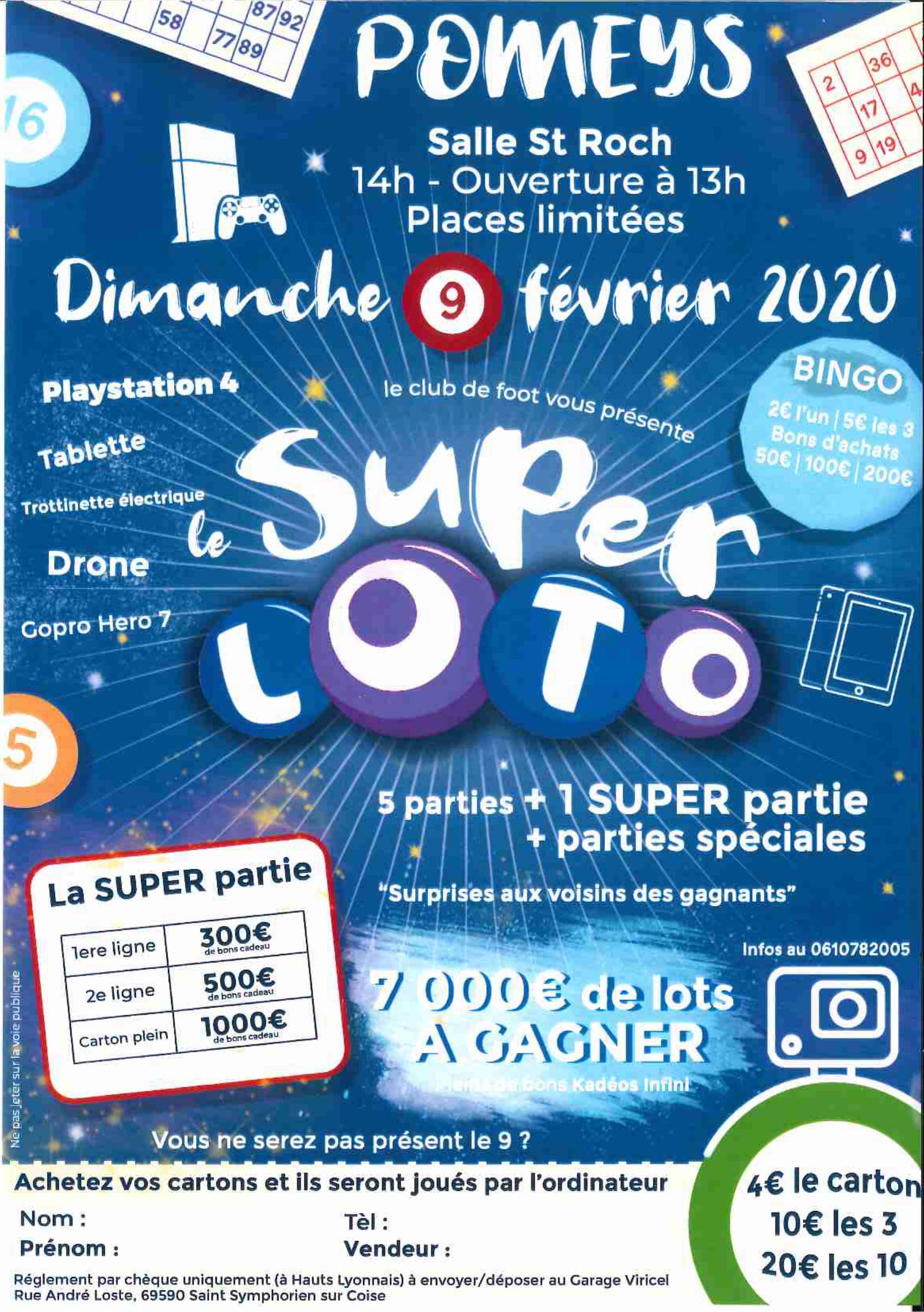 SUPER LOTO FOOT | Mairie de Pomeys